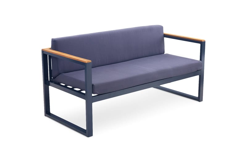 Dalarö Loungesæt 4-sæder Blå - Lyfco - Have - Udendørs miljø - Altan & terrasse - Altanmøbler