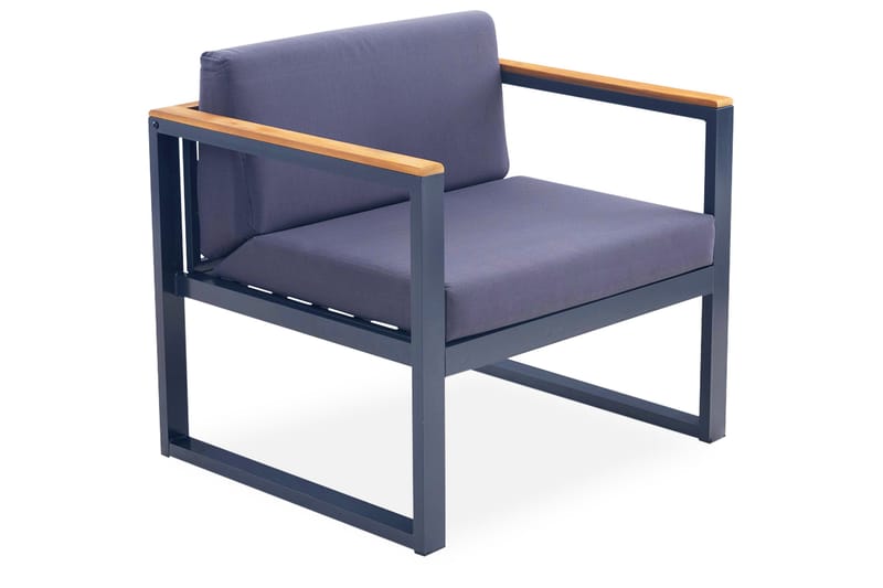 Dalarö Loungesæt 4-sæder Blå - Lyfco - Have - Udendørs miljø - Altan & terrasse - Altanmøbler