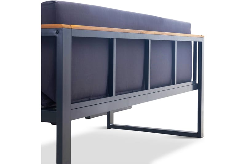 Dalarö Loungesæt 4-sæder Blå - Lyfco - Have - Udendørs miljø - Altan & terrasse - Altanmøbler