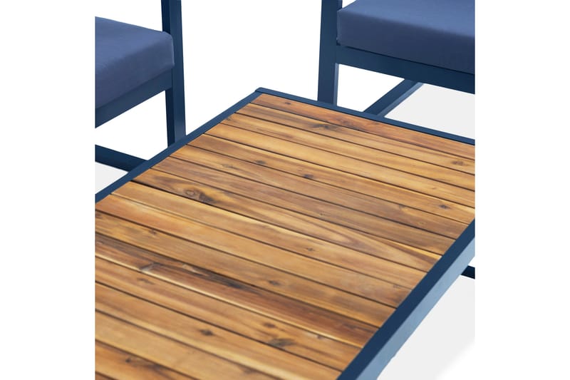 Dalarö Loungesæt 4-sæder Blå - Lyfco - Have - Udendørs miljø - Altan & terrasse - Altanmøbler
