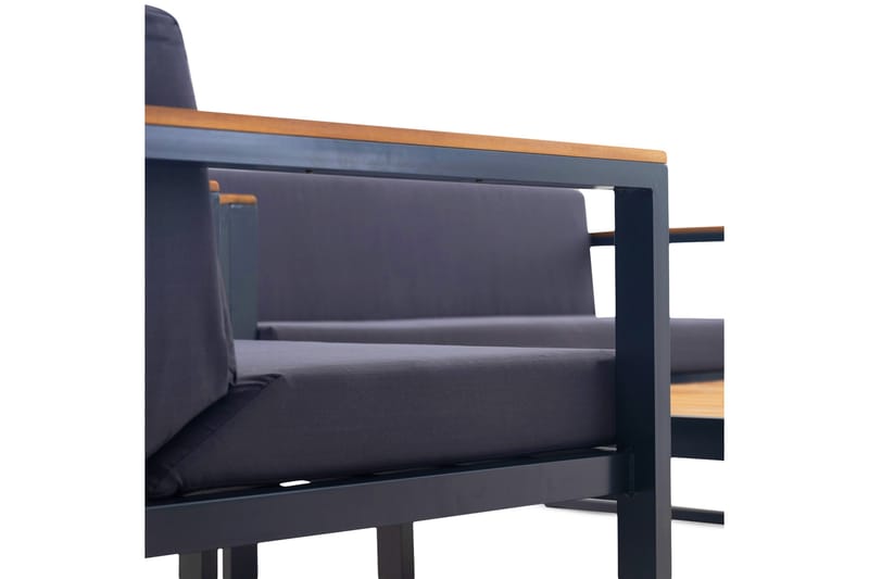 Dalarö Loungesæt 4-sæder Blå - Lyfco - Have - Udendørs miljø - Altan & terrasse - Altanmøbler