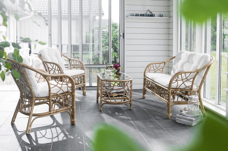 Gimli Loungegruppe - Ægte Rattan - Have - Udendørs miljø - Altan & terrasse - Altanmøbler