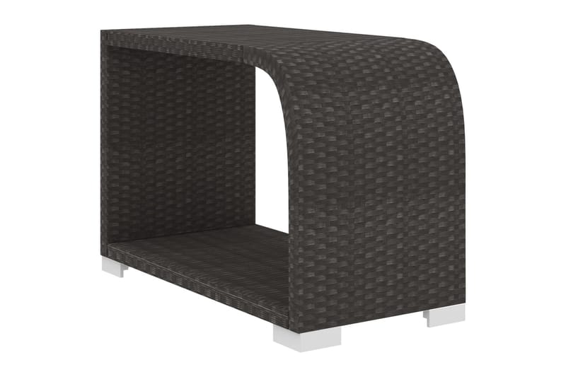 Haveloungesæt 10 Dele Med Hynder Polyrattan Sort - Have - Udendørs miljø - Altan & terrasse - Altanmøbler