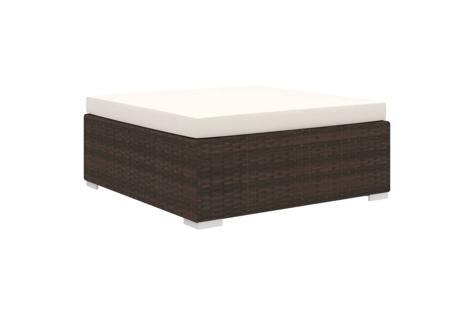 Haveloungesæt 11 Dele Med Hynder Polyrattan Brun - Have - Udendørs miljø - Altan & terrasse - Altanmøbler