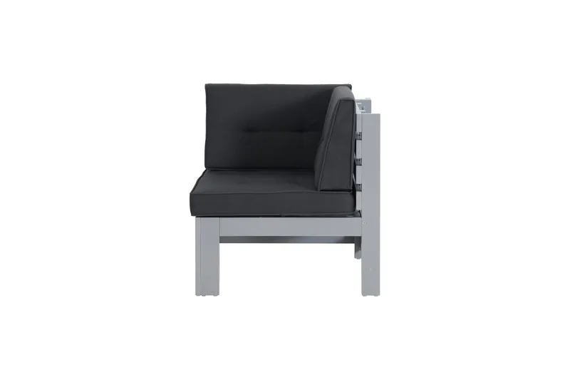 Husarn Hjørnemodul med Hynde Mat Grå - KWA - Have - Udendørs miljø - Altan & terrasse - Altanmøbler