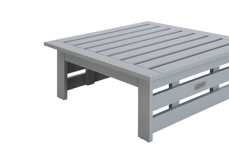 Husarn Sofabord 80 cm Mat Grå - KWA - Have - Udendørs miljø - Altan & terrasse - Altanmøbler