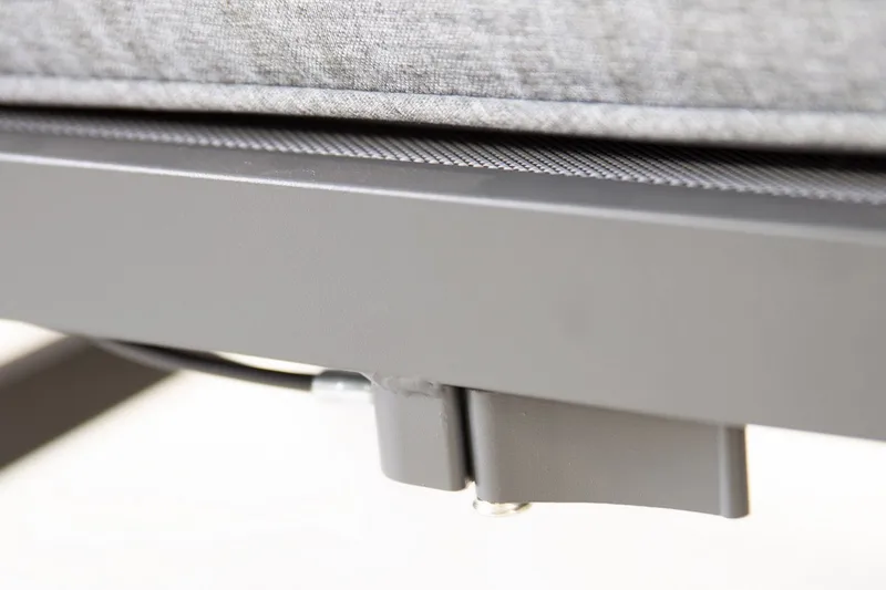 Møbelsæt CASPER bord sofa og 2 stole Mørkegrå - Have - Udendørs miljø - Altan & terrasse - Altanmøbler