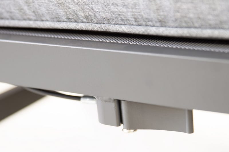 Møbelsæt CASPER bord sofa og 2 stole Mørkegrå - Have - Udendørs miljø - Altan & terrasse - Altanmøbler