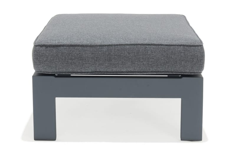 Palau Lænestol med Fodskammel - Grå - Havemøbler - Loungemøbler - Loungestol udendørs