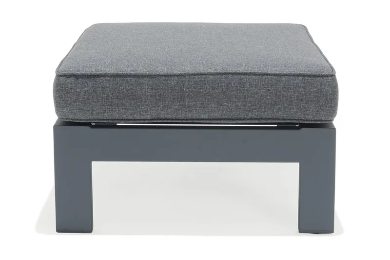 Palau Lænestol med Fodskammel - Grå - Havemøbler - Loungemøbler - Loungestol udendørs