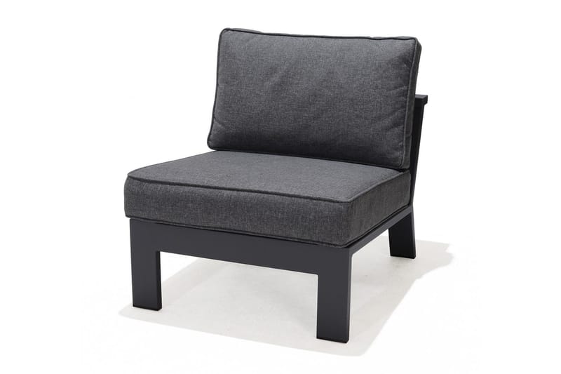 Palau Lænestol med Fodskammel - Grå - Havemøbler - Loungemøbler - Loungestol udendørs