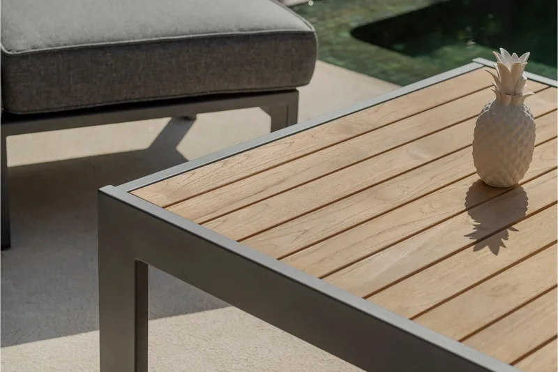 Palau Loungesæt 5-pers - Træ / grå - Have - Udendørs miljø - Altan & terrasse - Altanmøbler