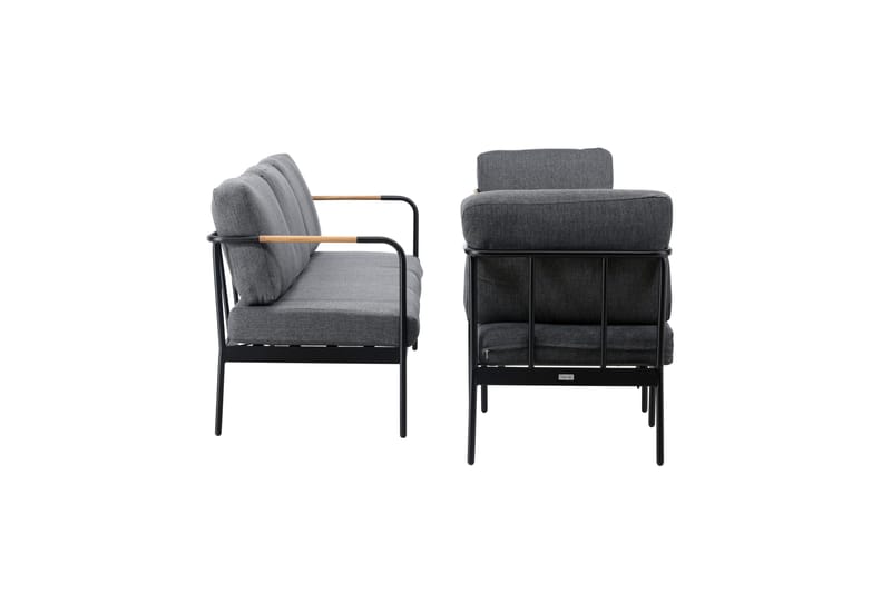 Pehnna Sofa Gruppe 5-sæde - Sort - Have - Udendørs miljø - Altan & terrasse - Altanmøbler
