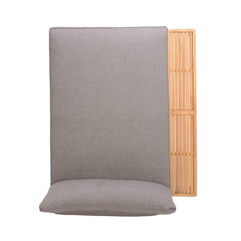 TOPAZ Sæt Daybed + 2-personers sofa + sofabord 73 cm - Magnesiumgrå - Have - Udendørs miljø - Altan & terrasse - Altanmøbler