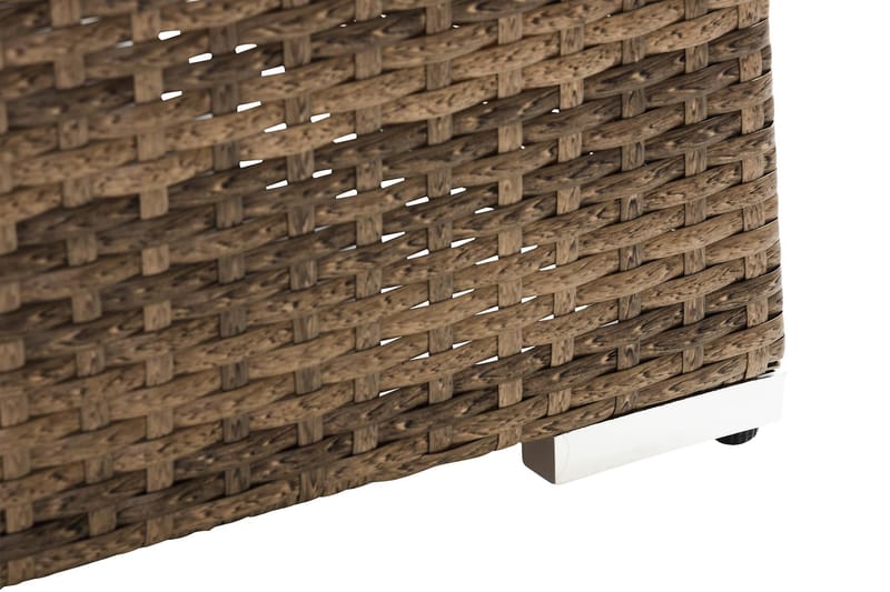Wisconsin Premium Loungesæt 4-Pers. - Glas/Polyrattan/Sand - Have - Udendørs miljø - Altan & terrasse - Altanmøbler