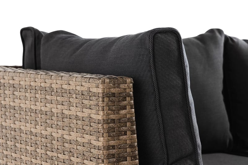 Wisconsin Premium Loungesæt 4-Pers. - Glas/Polyrattan/Sand - Have - Udendørs miljø - Altan & terrasse - Altanmøbler