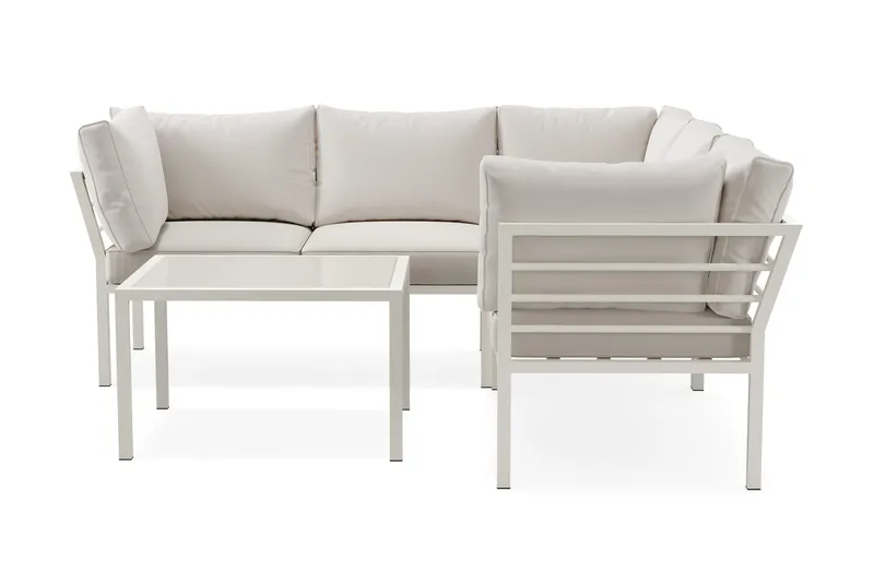 Ariany 5-personers Hjørnesofa Udendørs, Beige