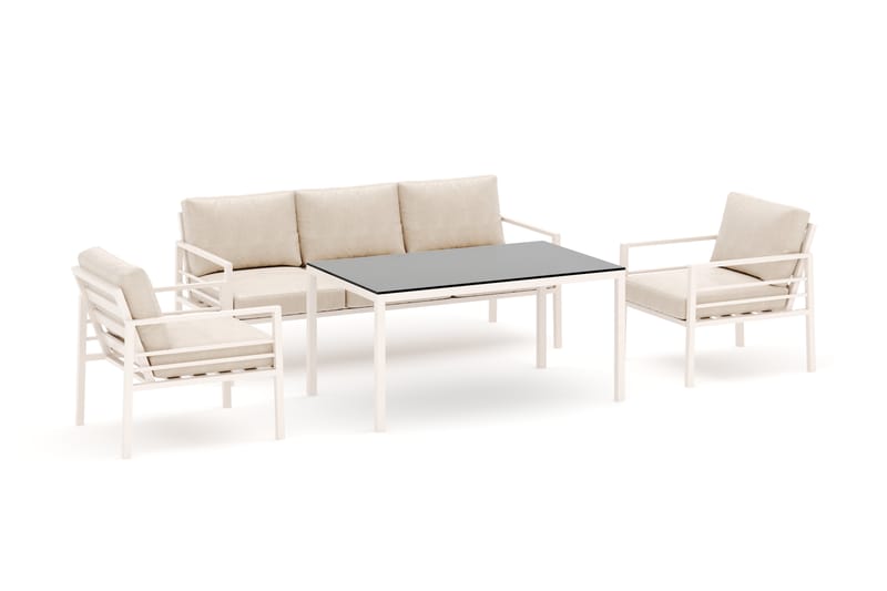 Ariany Sofagruppe 5-personers - Beige - Have - Udendørs miljø - Altan & terrasse - Altanmøbler