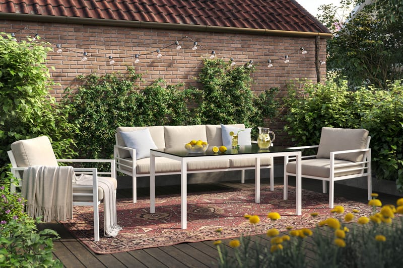 Ariany Sofagruppe 5-personers - Beige - Have - Udendørs miljø - Altan & terrasse - Altanmøbler