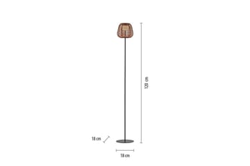 Askia Just Light Gulvlampe - Have - Udendørs miljø - Altan & terrasse - Altanbelysning