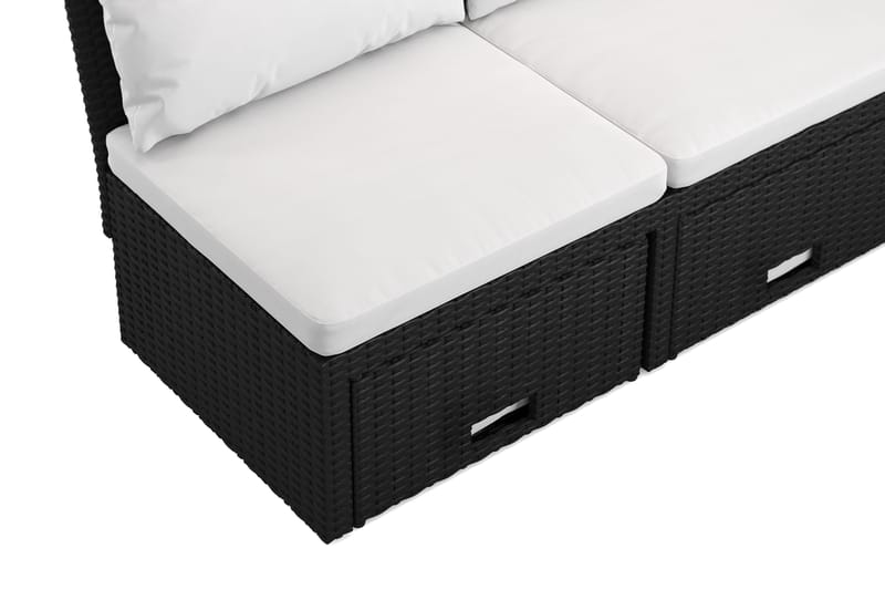 Bahamas Balkongsoffa med Pallar - Have - Udendørs miljø - Altan & terrasse - Altanmøbler