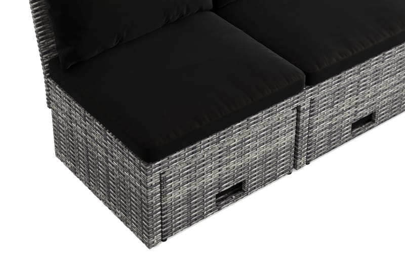 Bahamas Balkongsoffa med Pallar - Have - Udendørs miljø - Altan & terrasse - Altanmøbler