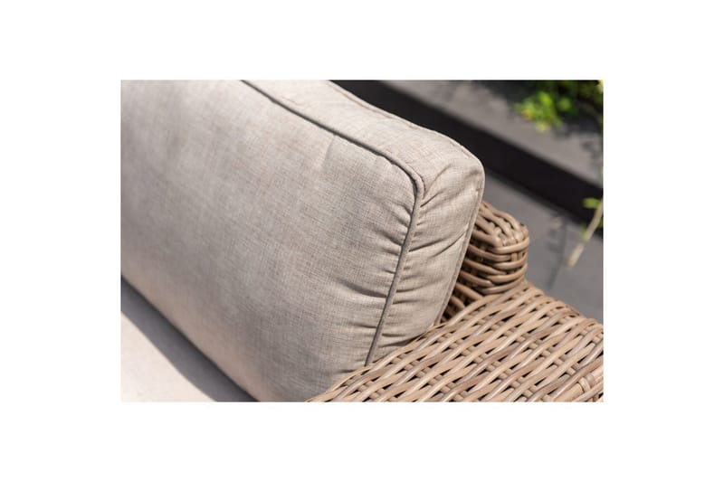 Bahamas Udendørsmøbelgruppe 2-personers & chaiselong venstre sofabord 110 cm - Mørkegrå - Have - Udendørs miljø - Altan & terrasse - Altanmøbler