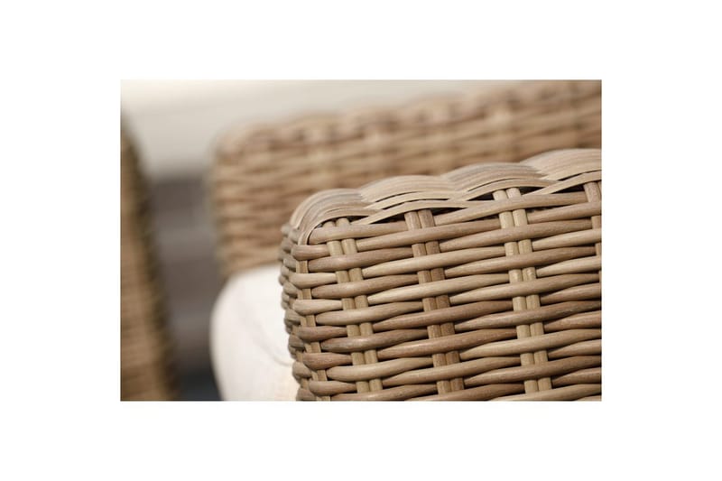 Bahamas Udendørsmøbelgruppe 2-personers & chaiselong venstre sofabord 110 cm - Mørkegrå - Have - Udendørs miljø - Altan & terrasse - Altanmøbler