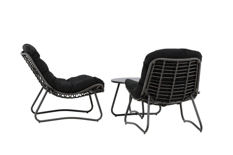 Cala Sofagruppe Udendørs 2-personers - Sort - Have - Udendørs miljø - Altan & terrasse - Altanmøbler