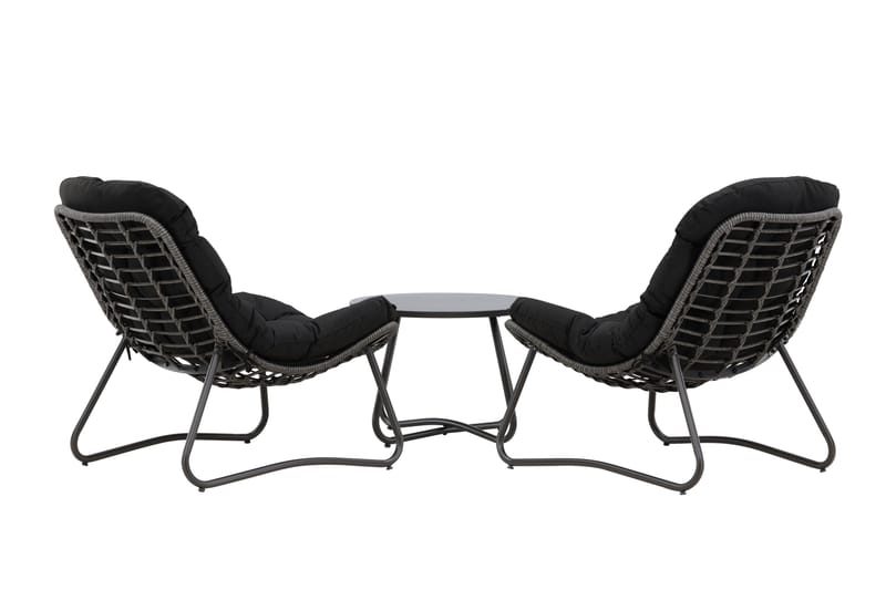 Cala Sofagruppe Udendørs 2-personers - Sort - Have - Udendørs miljø - Altan & terrasse - Altanmøbler