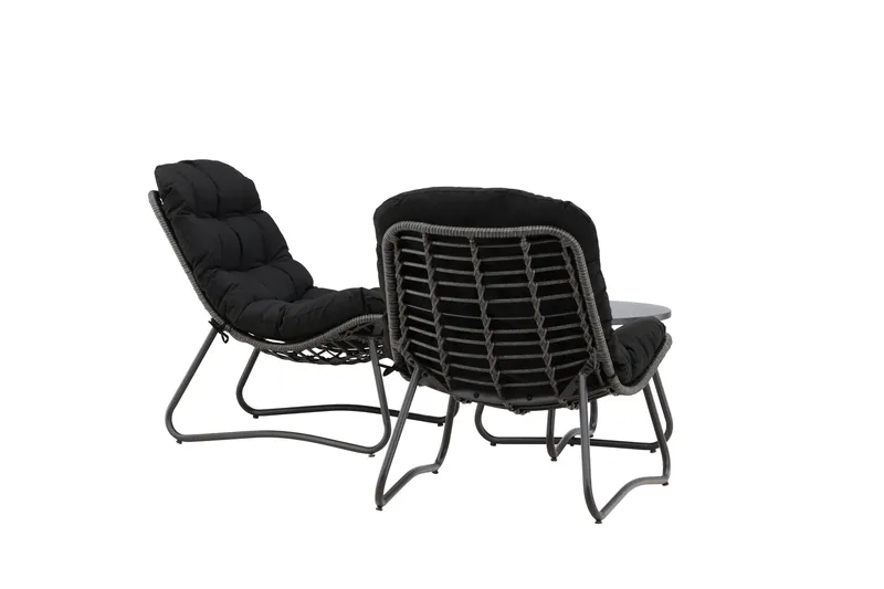 Cala Sofagruppe Udendørs 2-personers - Sort - Have - Udendørs miljø - Altan & terrasse - Altanmøbler