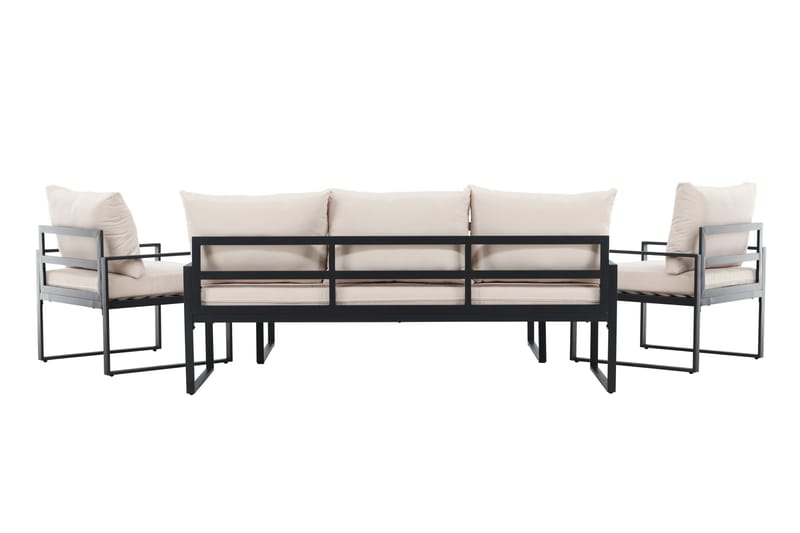 Catania Sofagruppe Udendørs 5-personers - Sort - Have - Udendørs miljø - Altan & terrasse - Altanmøbler