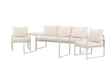 Catania Sofagruppe Udendørs 5-personers - Beige - Havemøbler - Loungemøbler - Sofagrupper udendørs