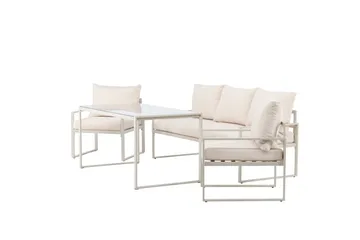 Catania Sofagruppe Udendørs 5-personers - Beige - Havemøbler - Loungemøbler - Sofagrupper udendørs