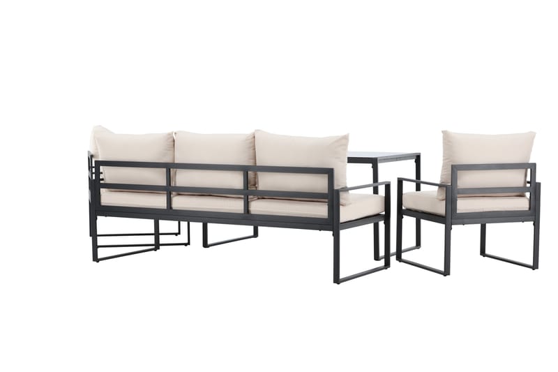 Catania Sofagruppe Udendørs 5-personers - Sort - Have - Udendørs miljø - Altan & terrasse - Altanmøbler