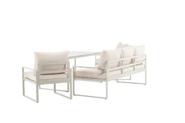 Catania Sofagruppe Udendørs 5-personers - Beige - Havemøbler - Loungemøbler - Sofagrupper udendørs