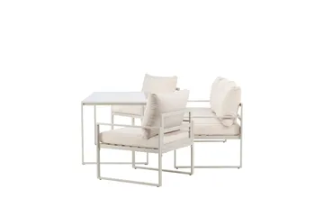 Catania Sofagruppe Udendørs 5-personers - Beige - Havemøbler - Loungemøbler - Sofagrupper udendørs