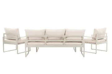 Catania Sofagruppe Udendørs 5-personers - Beige - Havemøbler - Loungemøbler - Sofagrupper udendørs
