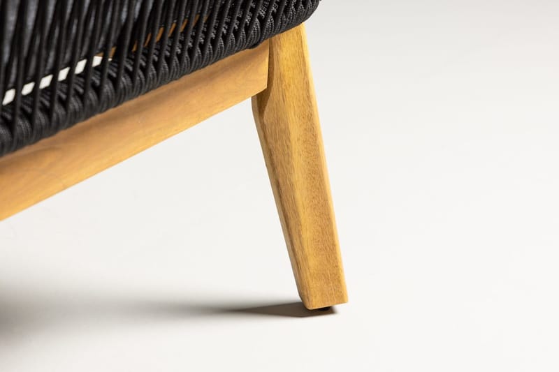 Chania hjørnesofasæt 4-personers udendørs - Sort - Have - Udendørs miljø - Altan & terrasse - Altanmøbler