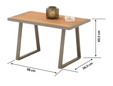 Estra Loungegruppe udendørs - Beige - Havemøbler - Loungemøbler - Sofagrupper udendørs