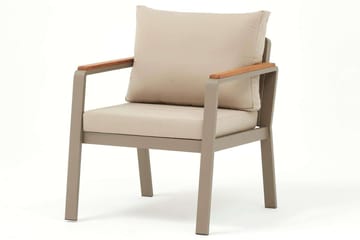 Estra Loungegruppe udendørs - Beige - Havemøbler - Loungemøbler - Sofagrupper udendørs