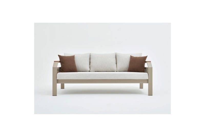Farra Sofasæt Udendørs 5 Personers - Beige - Have - Udendørs miljø - Altan & terrasse - Altanmøbler