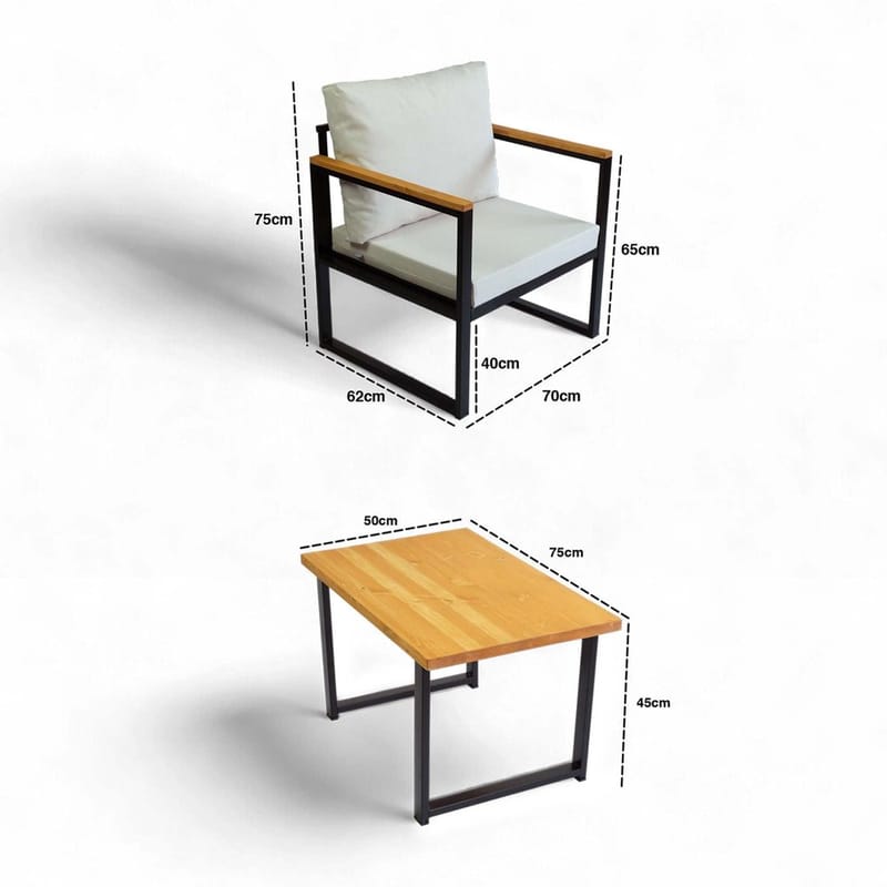 Feylan Sofagruppe Udendørs - Beige - Have - Udendørs miljø - Altan & terrasse - Altanmøbler