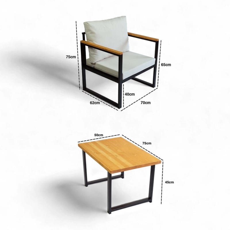 Feylan Sofagruppe Udendørs - Beige - Have - Udendørs miljø - Altan & terrasse - Altanmøbler