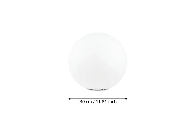 Gulvlampe Udendørsbelysning Eglo Monterolo 300 mm - Hvid - Have - Udendørs miljø - Altan & terrasse - Altanbelysning
