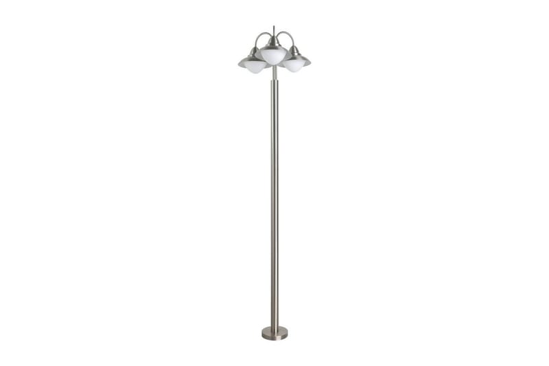 Gulvlampe Utebelysning Eglo Sidney - Hvid/Sølv - Have - Udendørs miljø - Altan & terrasse - Altanbelysning