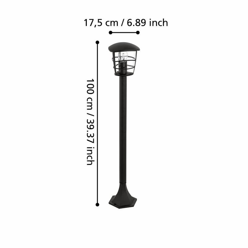 Gulvlys Aloria - 17 cm - Belysning - Udendørs lamper & belysning - Søjlelampe & standerlampe
