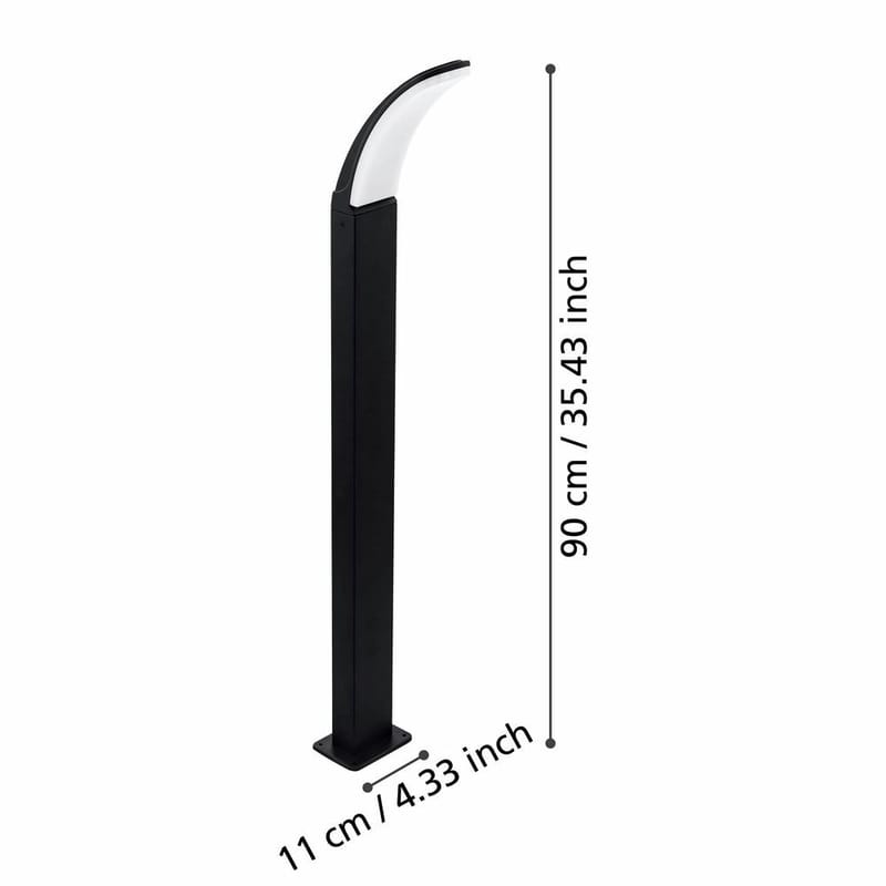 Gulvlys Fiumicino - 11 cm - Belysning - Udendørs lamper & belysning - Søjlelampe & standerlampe