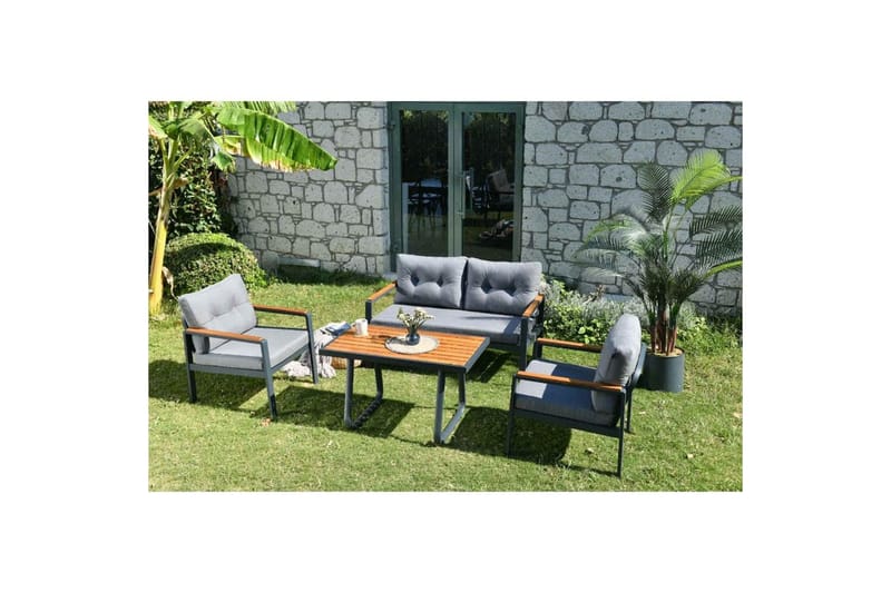 Haveloungesæt Bernati Antracit / Grå, Grå/Antracit