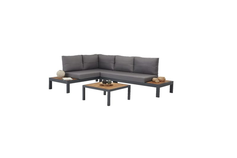 Haveloungesæt Bulskoll Træ - Grå - Have - Udendørs miljø - Altan & terrasse - Altanmøbler